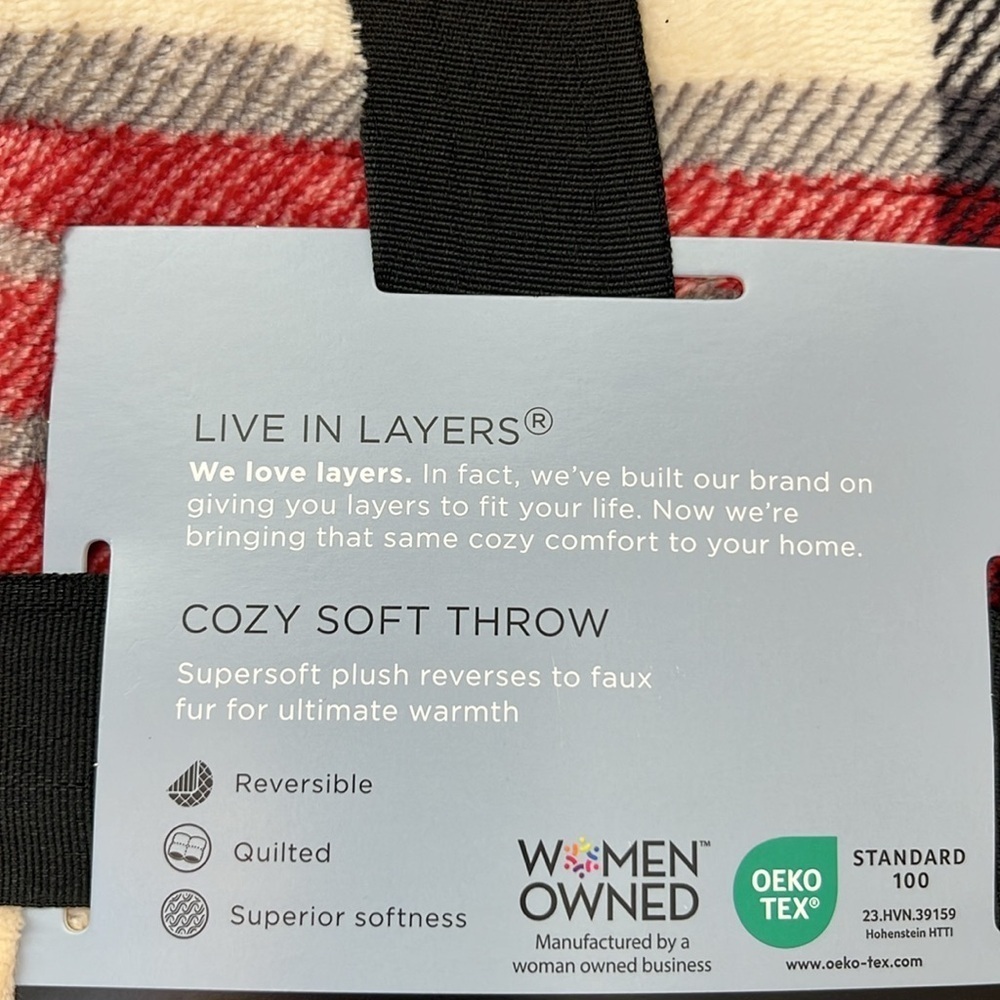 🆕 Cuddl Dud Live in Layers Cozy Soft Plush Throw Reversible Faux Fur 50”x60” - Picture 4 of 4
